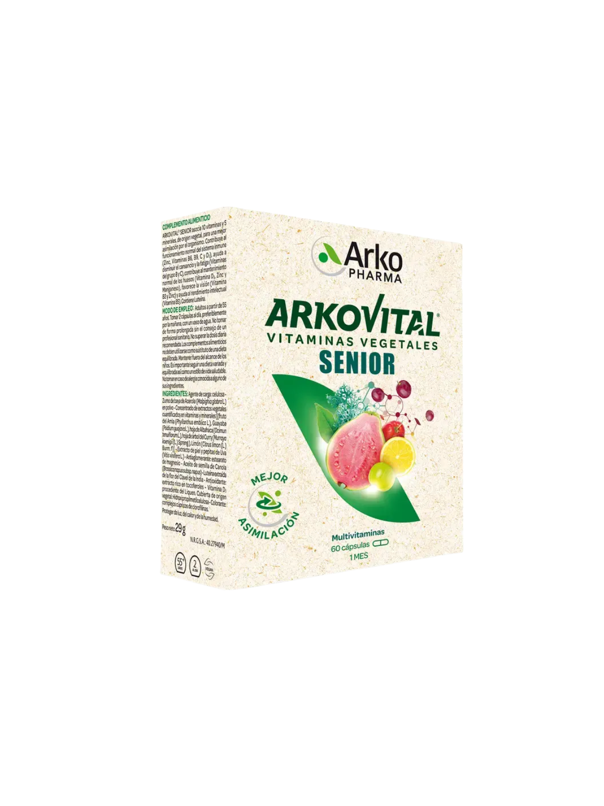 Arkovital senior 50+ 60 capsulas 15% descuento