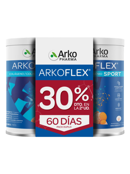 Arkoflex colageno sport 2 envases 390g pack