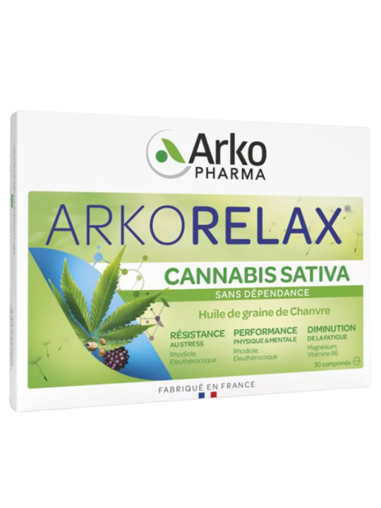 Arkorelax cannabis sativa 30 comprimidos