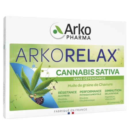 Arkorelax cannabis sativa 30 comprimidos