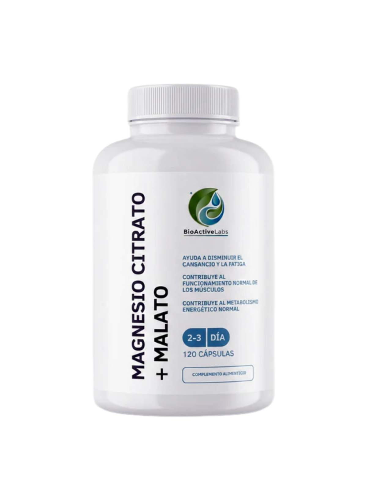 Bioactive Labs magnesio citrato + malato 120 capsulas