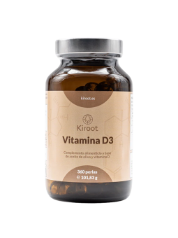 Kiroot Vitamina D3 360 perlas