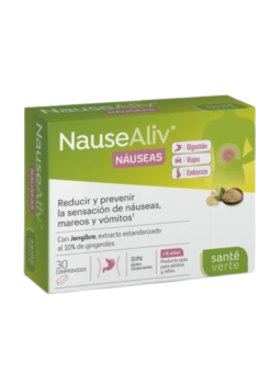 Nausealiv nauseas 30 comprimidos