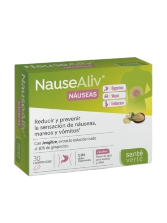 Nausealiv nauseas 30 comprimidos