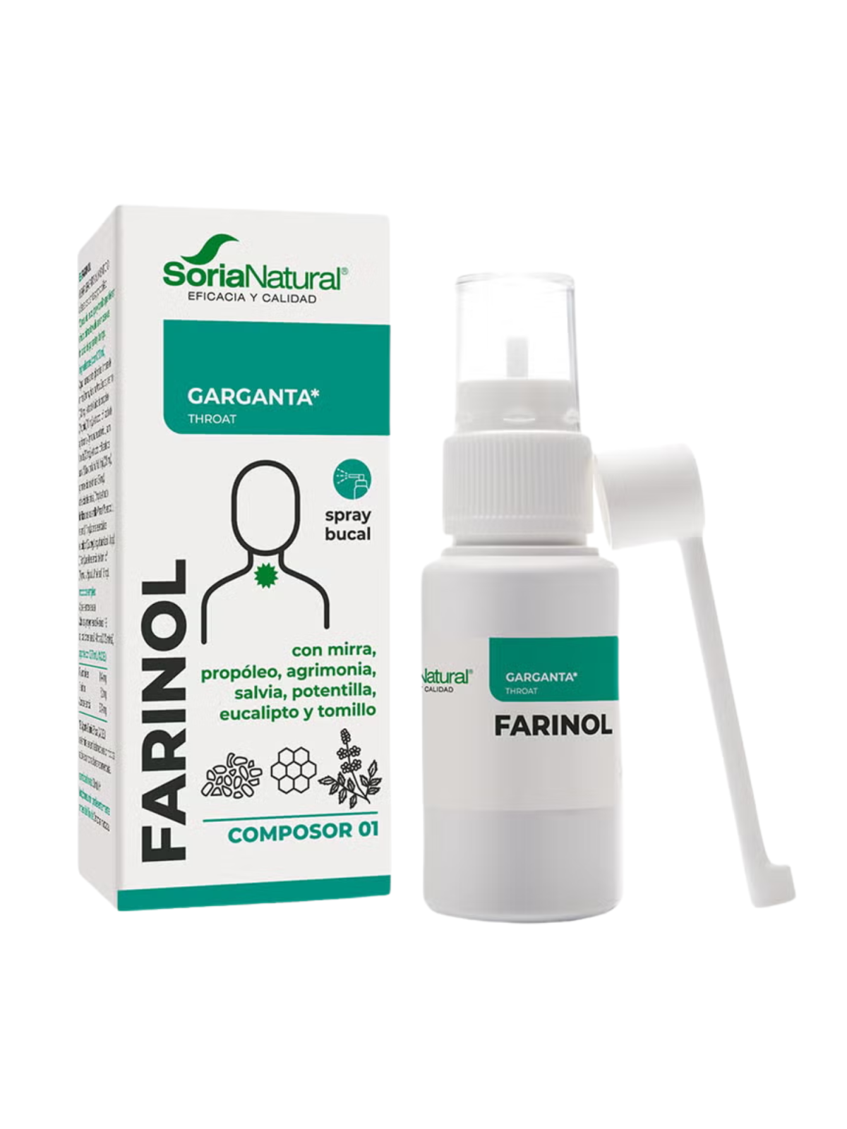 Soria natural farinol spray bucal 30ml