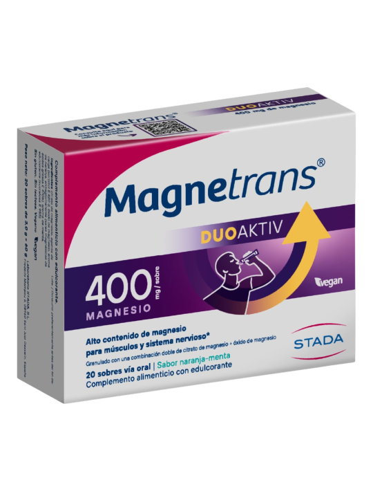 Magnetrans duoaktiv 20 sobres 400mg