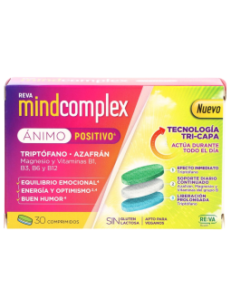 Reva MindComplex Ánimo Positivo | 30 Comprimidos
