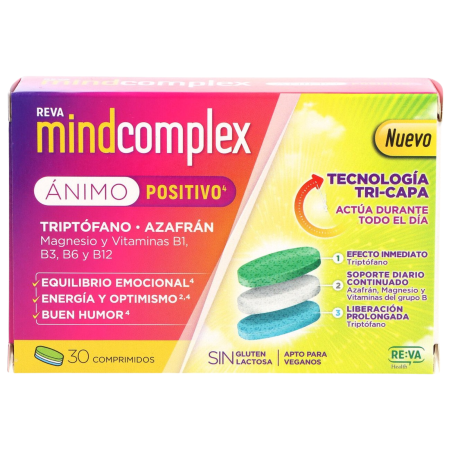Reva MindComplex Ánimo Positivo | 30 Comprimidos