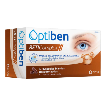Optiben RETIComplex 60 Cápsulas | Salud Ocular