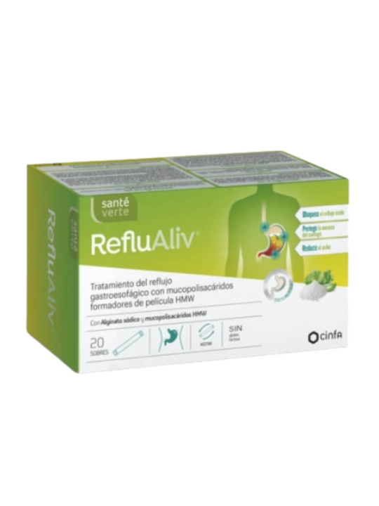 Santé Verte Reflualiv 20 Sobres 15 ml | Reflujo y Acidez