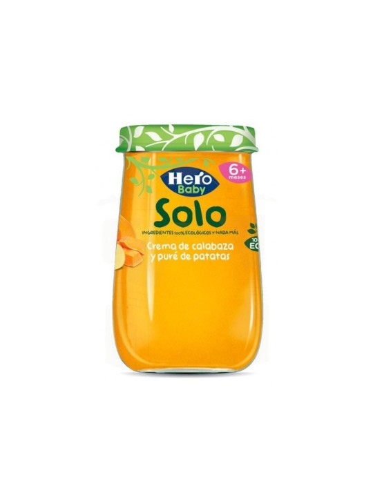 Hero Baby Solo Tarrito Eco Crema Calabaza y Pure Patatas 190 gr