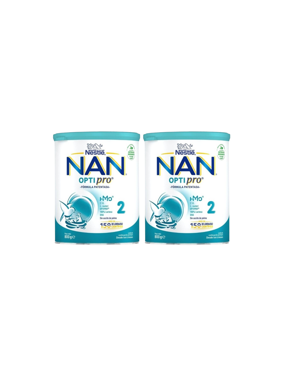 Nestle Nan Optipro 2 Duplo 800 gr (PROMO 6+1)