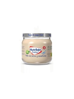 nutriben potito inicio a la carne pollo con arroz y zanahorias 1 envase 120 g