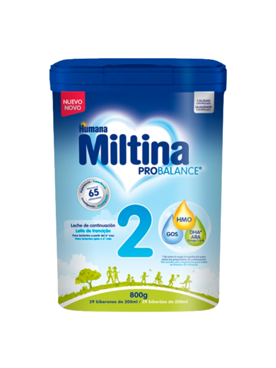 Miltina 2 Probalance Leche de Continuación 800 g  Promoción 5+1