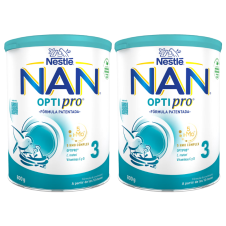 Nestle Nan Optipro 3 Duplo 800 gr (PROMO 6+1)