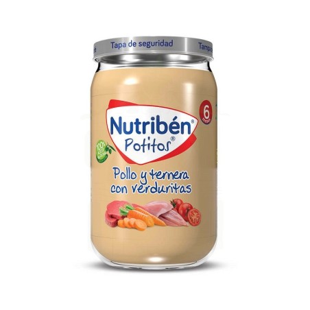 nutriben pollo y ternera con verduritas 1 potito 235 g