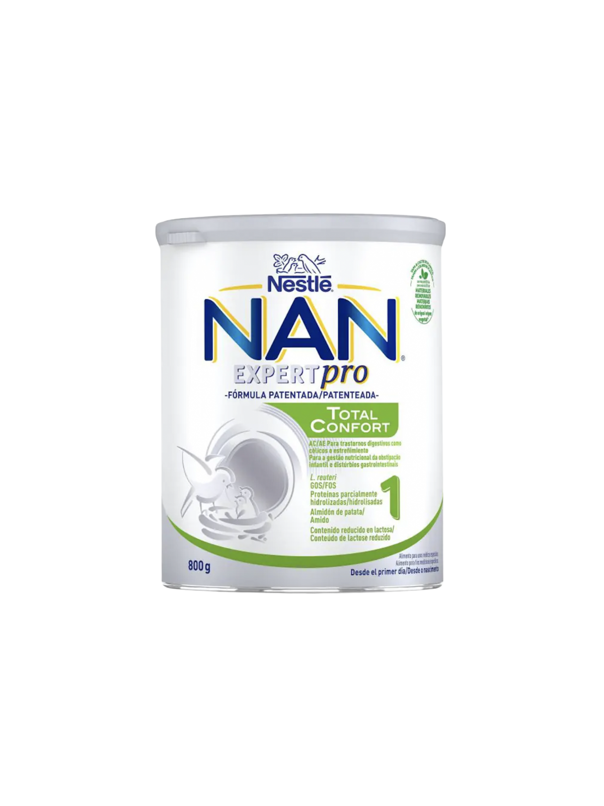 Nestle nan confort total (ac/ae) 800 gr
