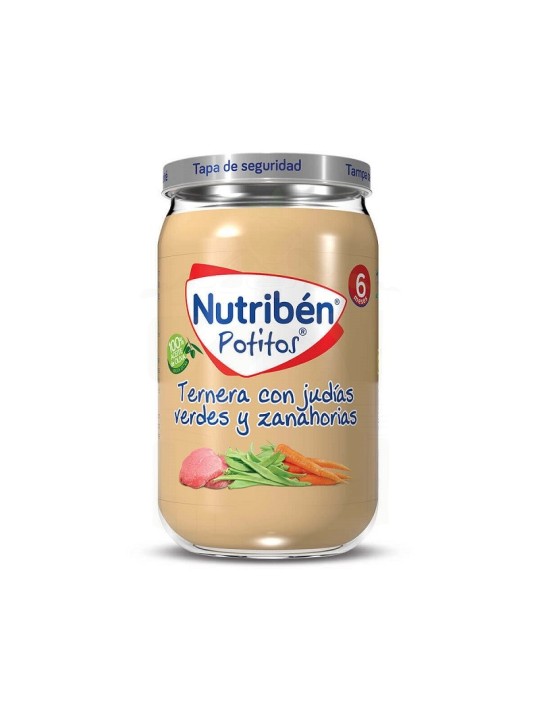 nutriben ternera con judias verdes y zanahorias 1 potito 235 g