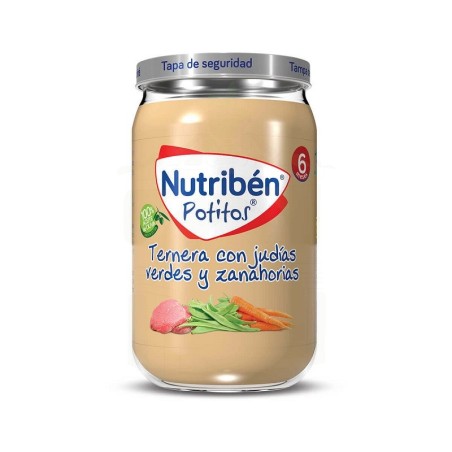 nutriben ternera con judias verdes y zanahorias 1 potito 235 g