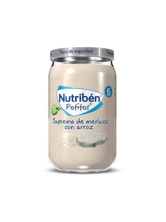 Nutribén Potito Suprema Merluza con Arroz 235 gr