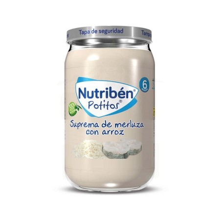 Nutribén Potito Suprema Merluza con Arroz 235 gr