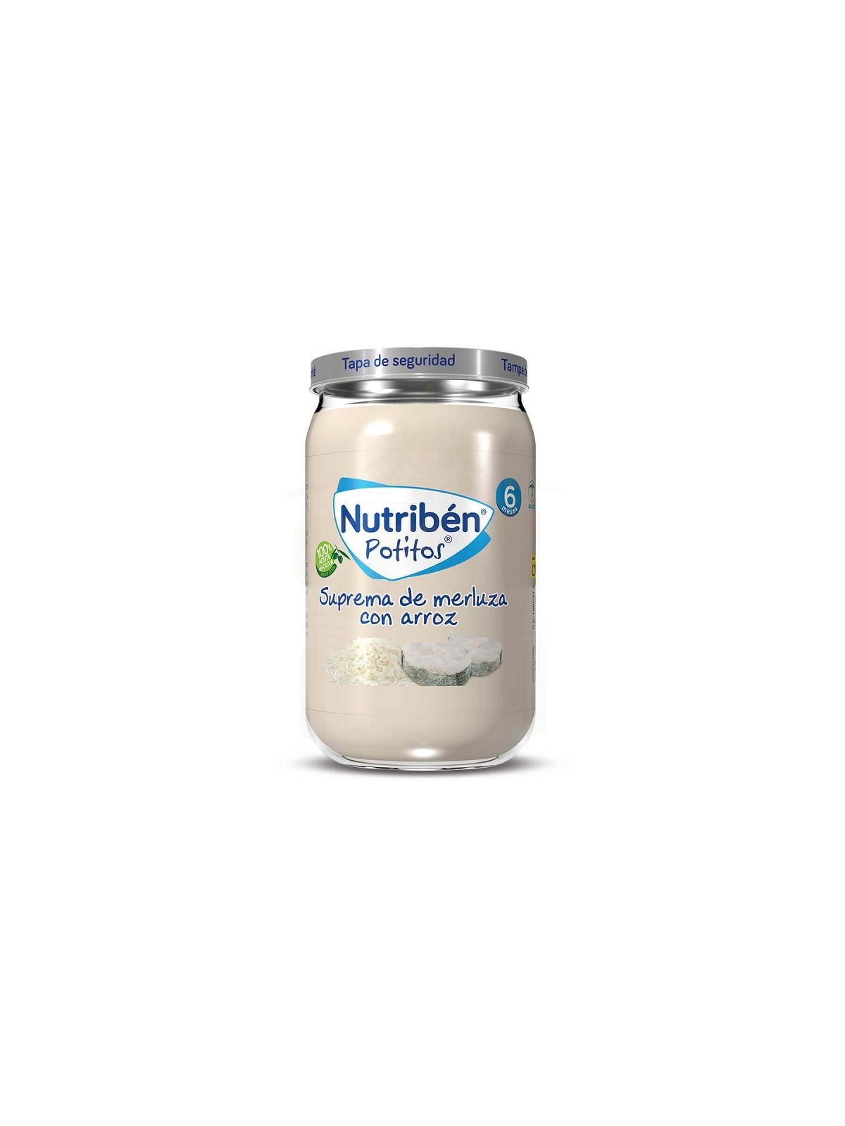 Nutribén Potito Suprema Merluza con Arroz 235 gr