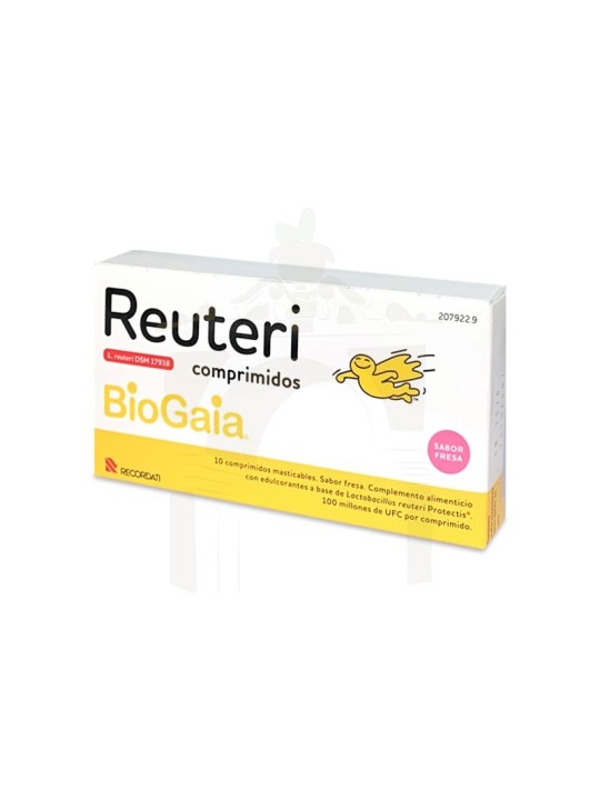 Reuteri comprimidos 10 comprimidos sabor fresa
