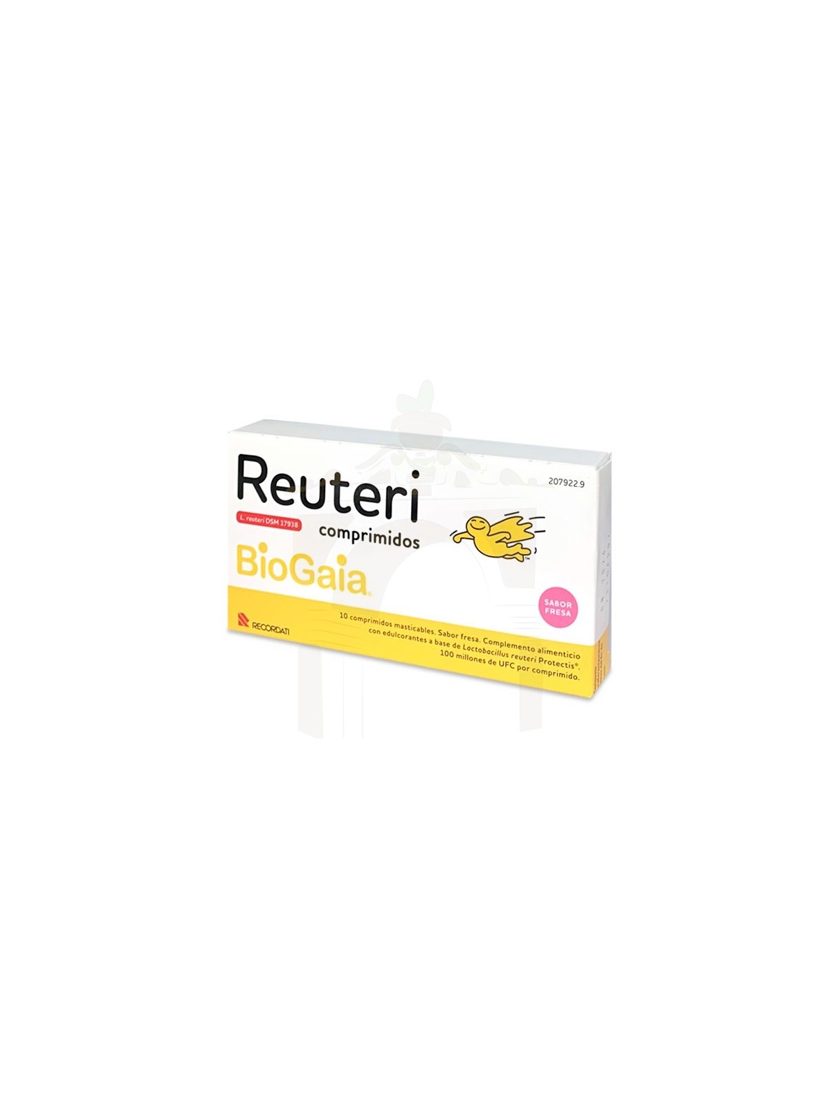 Reuteri comprimidos 10 comprimidos sabor fresa