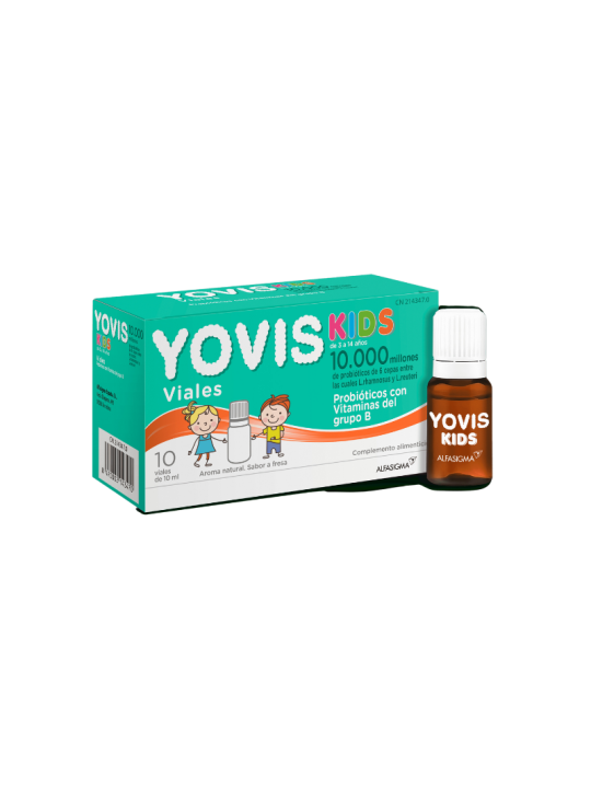 Yovis kids 10 viales bebibles 10ml sabor fresa