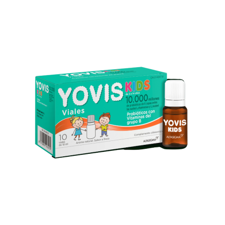 Yovis kids 10 viales bebibles 10ml sabor fresa