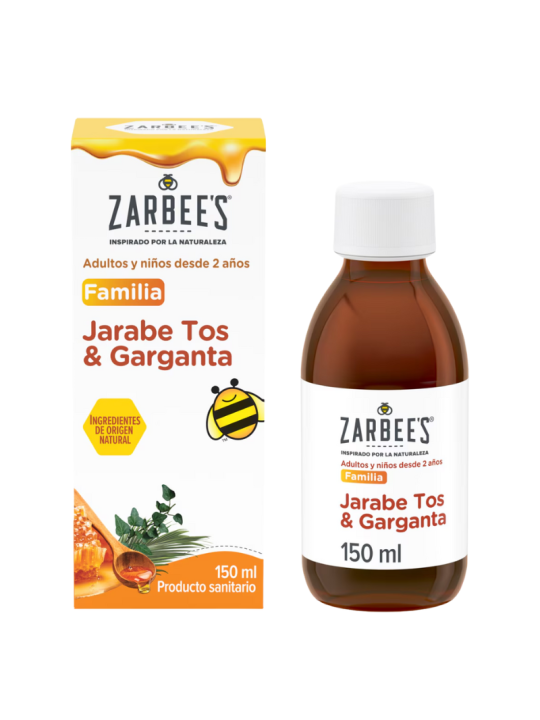 Zarbee´s Familia Jarabe Tos y Garganta 150 ml