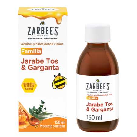 Zarbee´s Familia Jarabe Tos y Garganta 150 ml