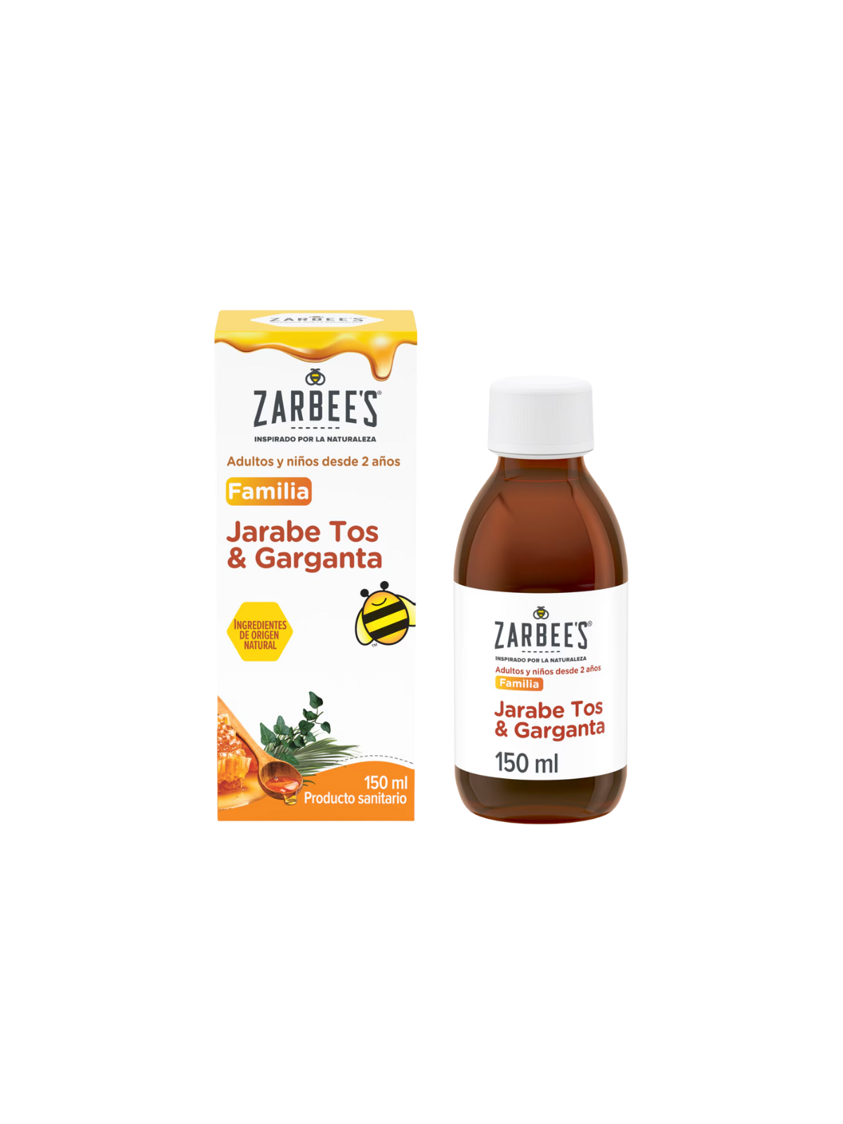 Zarbee´s Familia Jarabe Tos y Garganta 150 ml