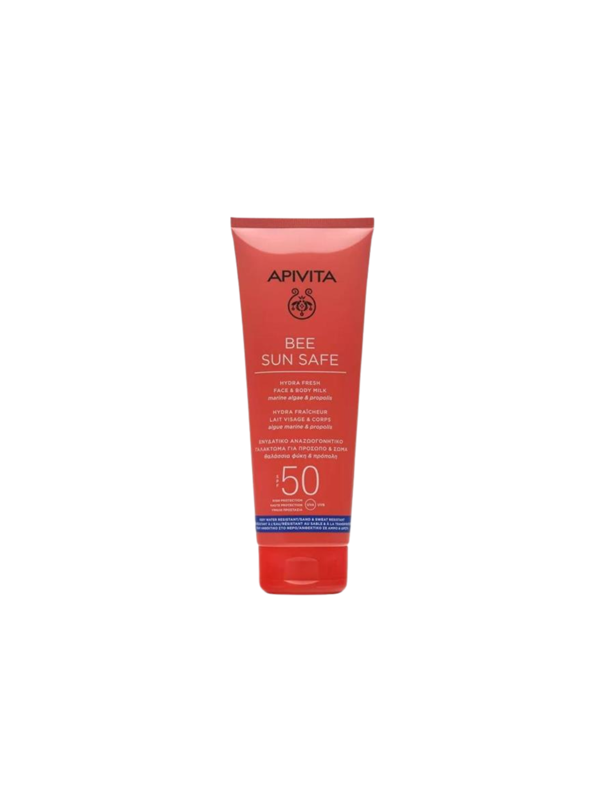 Apivita Bee Sun Safe Hydra Fresh Leche Facial y Corporal SPF 50 100 ml