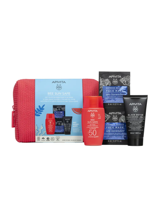 Apivita Neceser Bee Sun Safe SPF 50 Fluido Facial