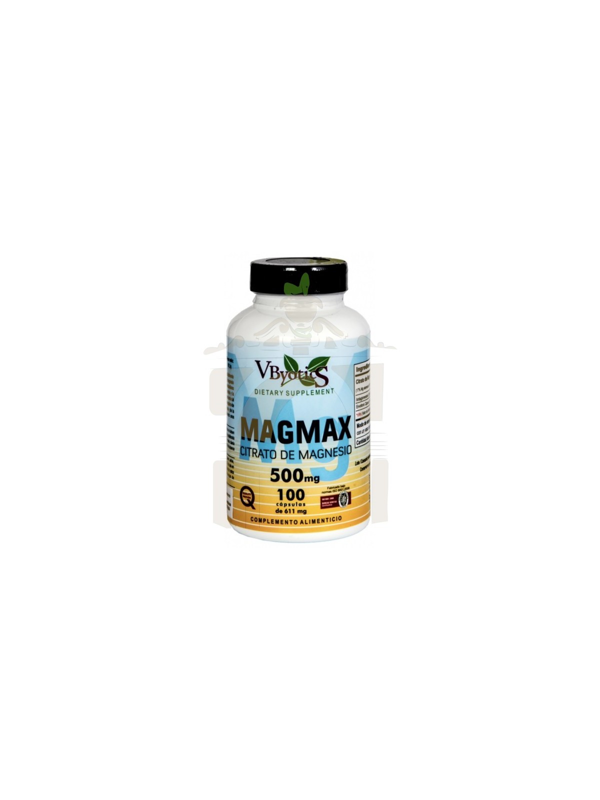 Vbyotics magmax 500 mg 100 cápsulas