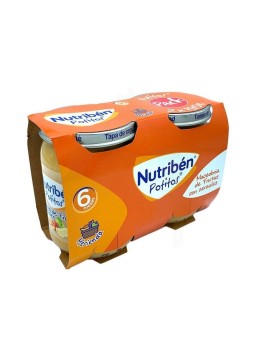Nutriben potitos macedonia DE FRUTAS CON CEREALES 2 ENVASES 190 G