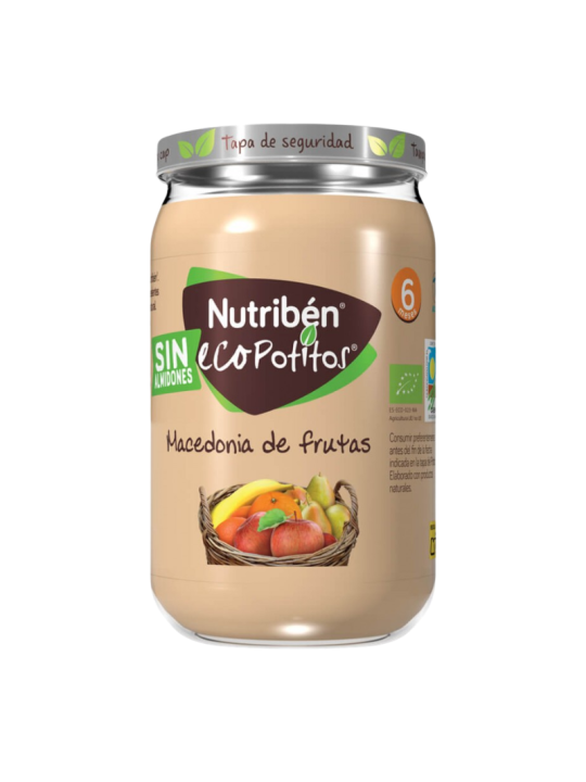 Nutriben ecopotitos macedonia de frutas nf 1 envase 235 G