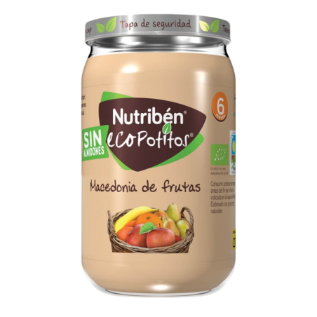 Nutriben ecopotitos macedonia de frutas nf 1 envase 235 G