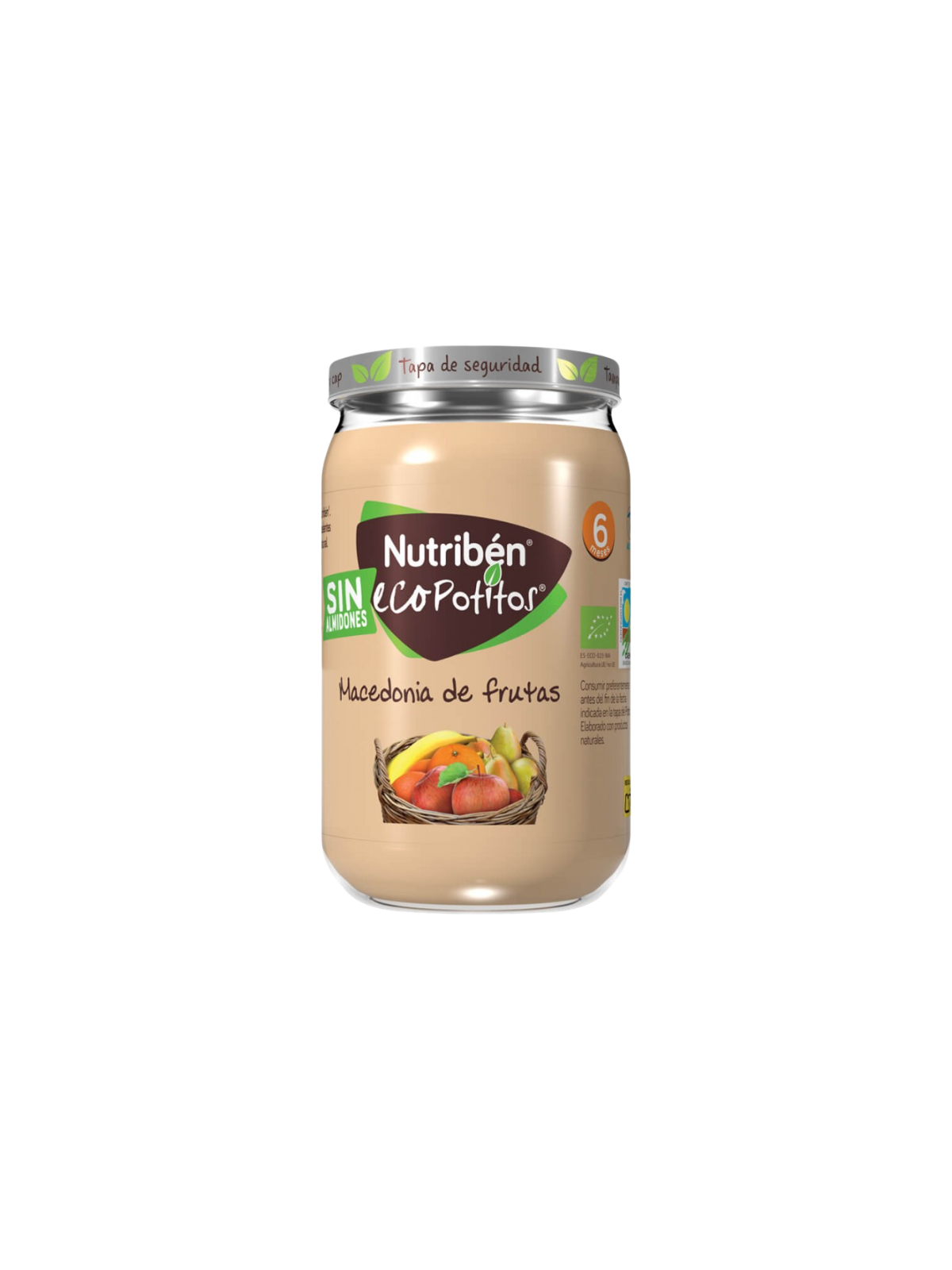 Nutriben ecopotitos macedonia de frutas nf 1 envase 235 G