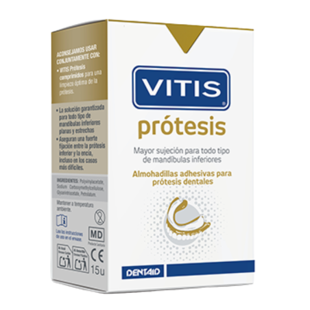 Vitis protesis almohadillas adhesivas 15uds