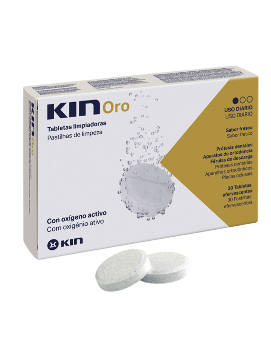 Kin oro tabletas limpiadoras 30 u