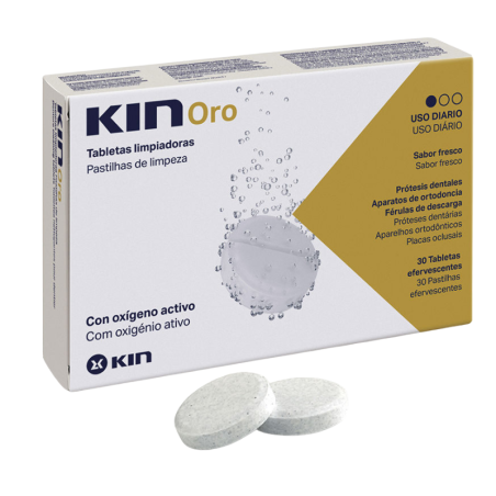 Kin oro tabletas limpiadoras 30 u