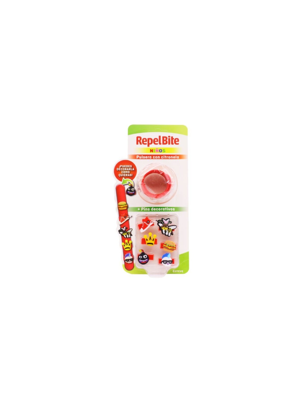 Repel bite niños pulsera con citronela 1 unidad personalizada