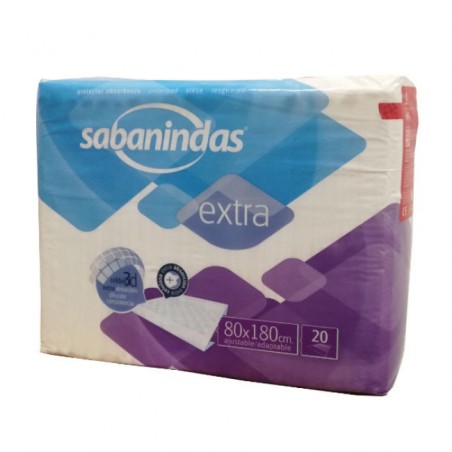 Sabanindas protector extra 80x180 20 uds