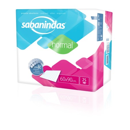 Sabanindas protector normal  60x90cm 25 uds