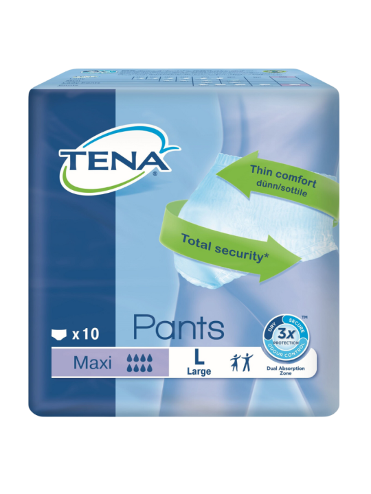 Tena pants maxi talla L 10 uds