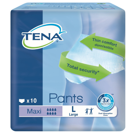 Tena pants maxi talla L 10 uds