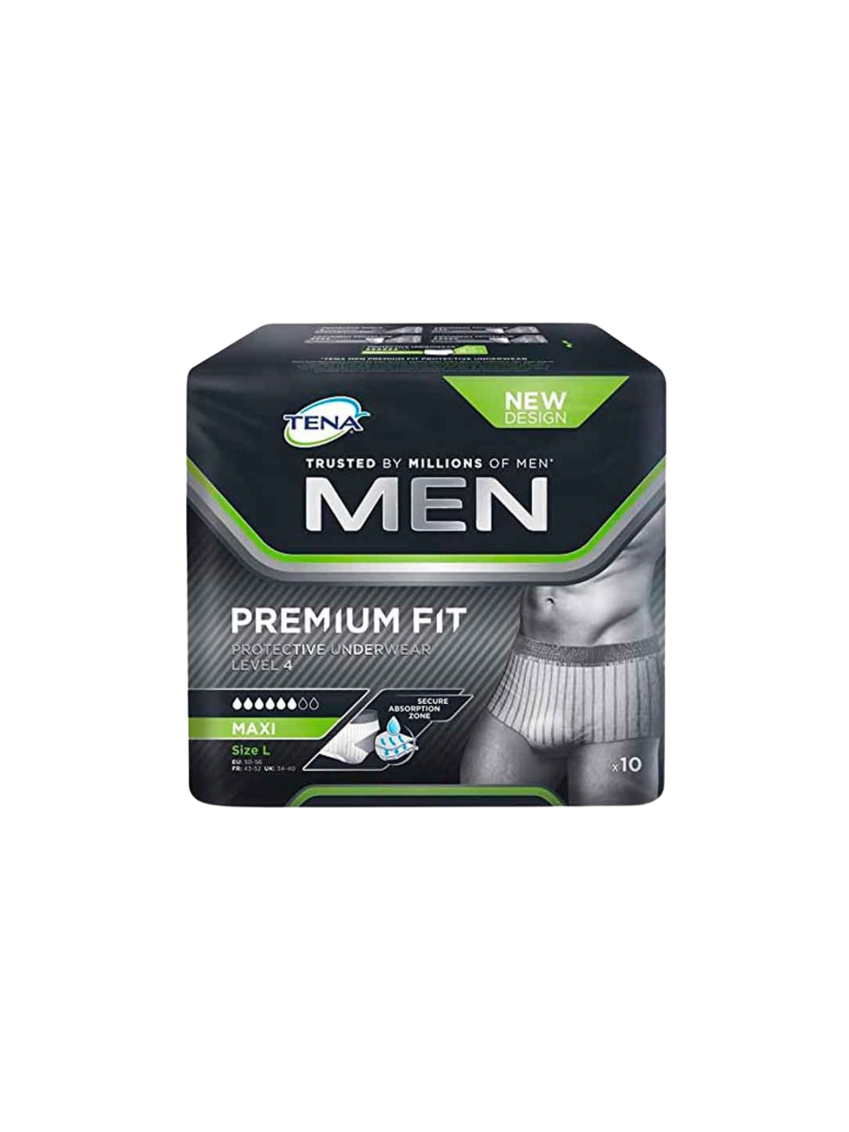 Tena men level 4 talla L 10 uds