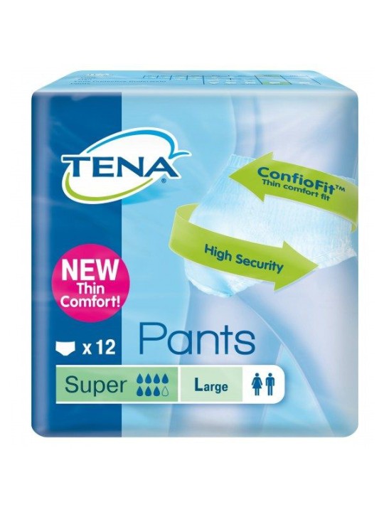 Tena pants super talla grande 12 uds